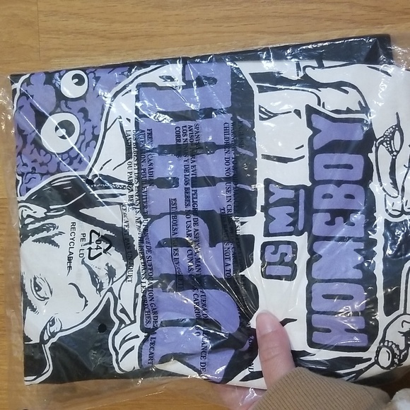 YTV PJ Phil shirt black size large NWT - Picture 1 of 4